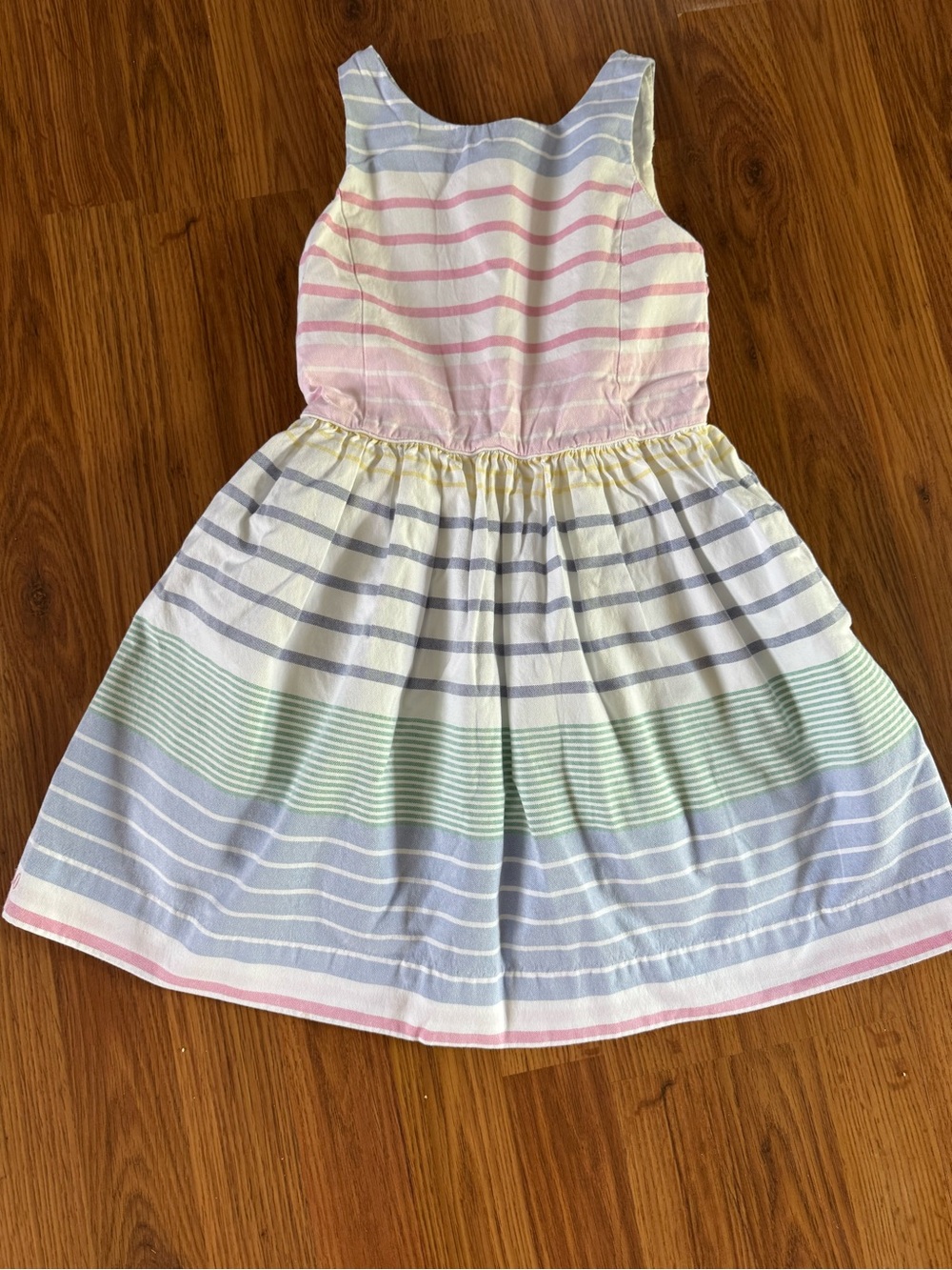 Polo Ralph Lauren Striped Cotton Oxford Dress S-6